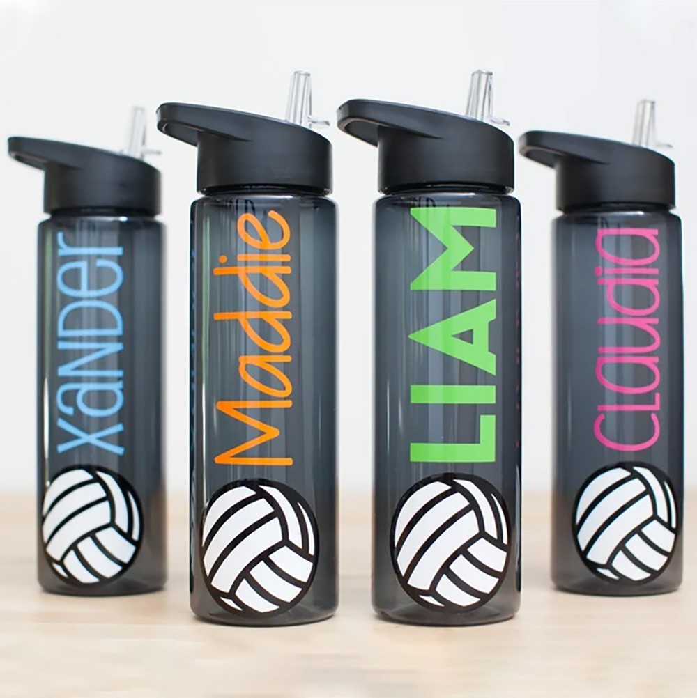 Volleyball Water Bottle with Name