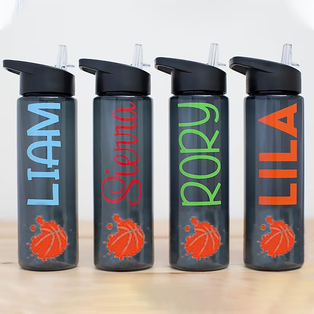 Basketball Water Bottle with Name
