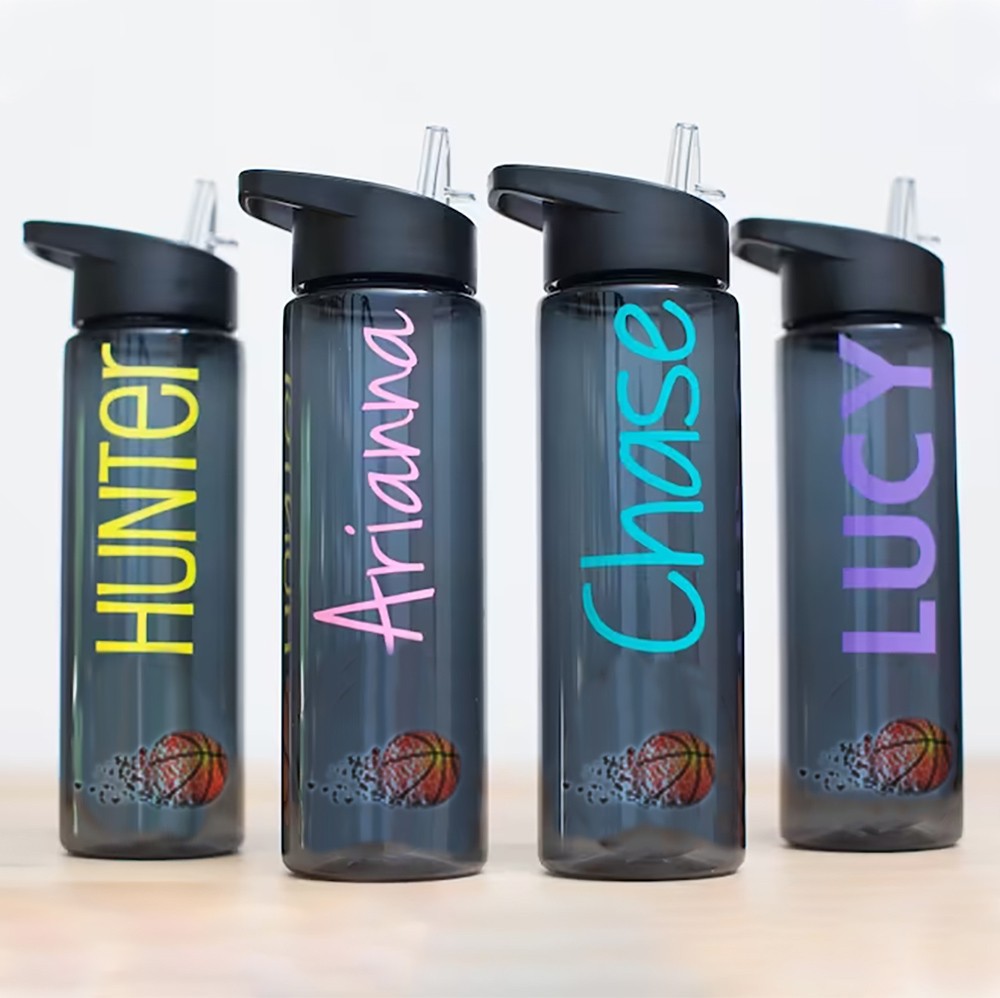 Basketball Water Bottle with Name