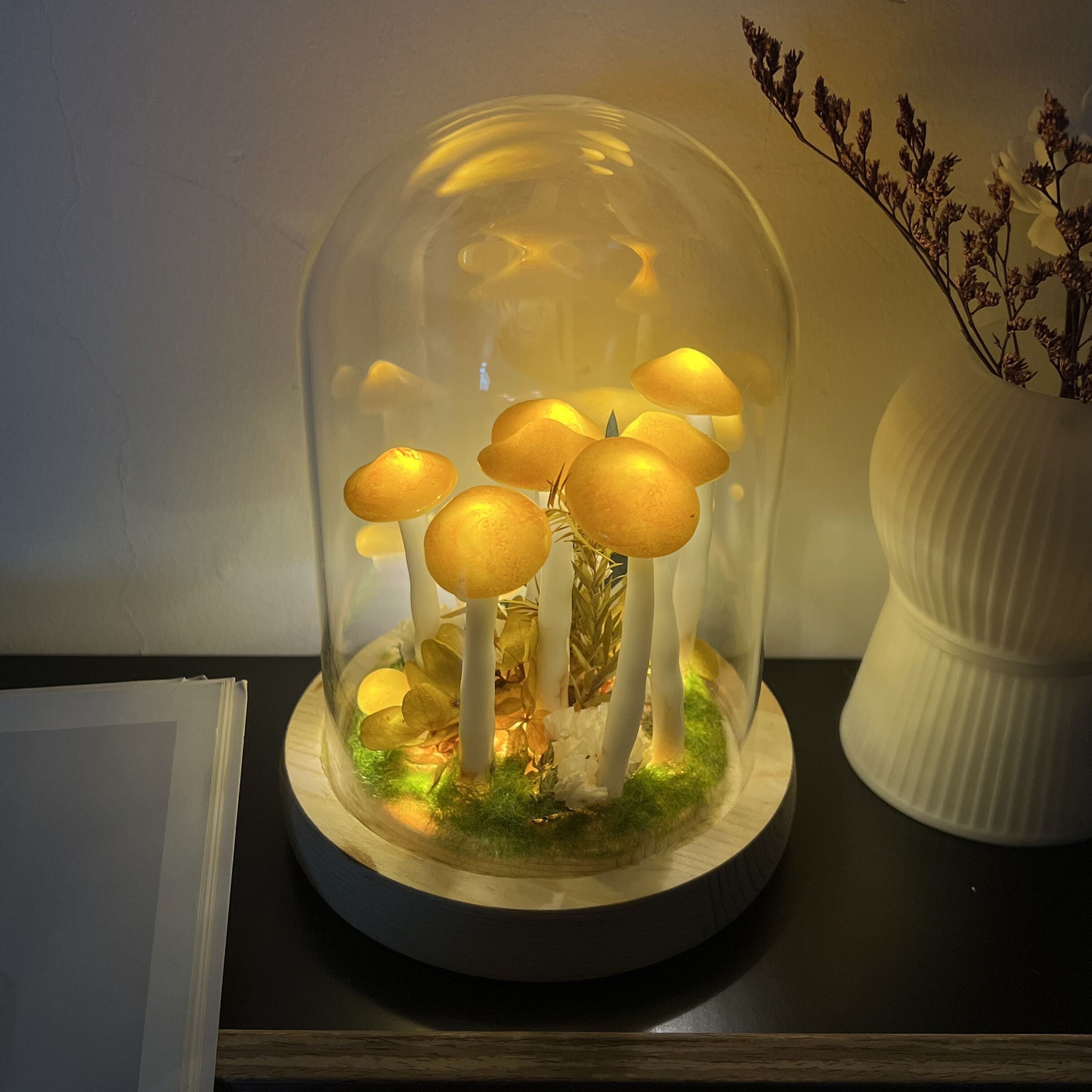 Handmade Mushroom Lamp Christmas Gift