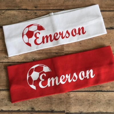 Custom Soccer Headbands with Name for Football Lovers